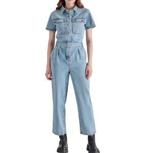 Steve Madden Denim Jumpsuit XXS NWT ✨ Medium Wash